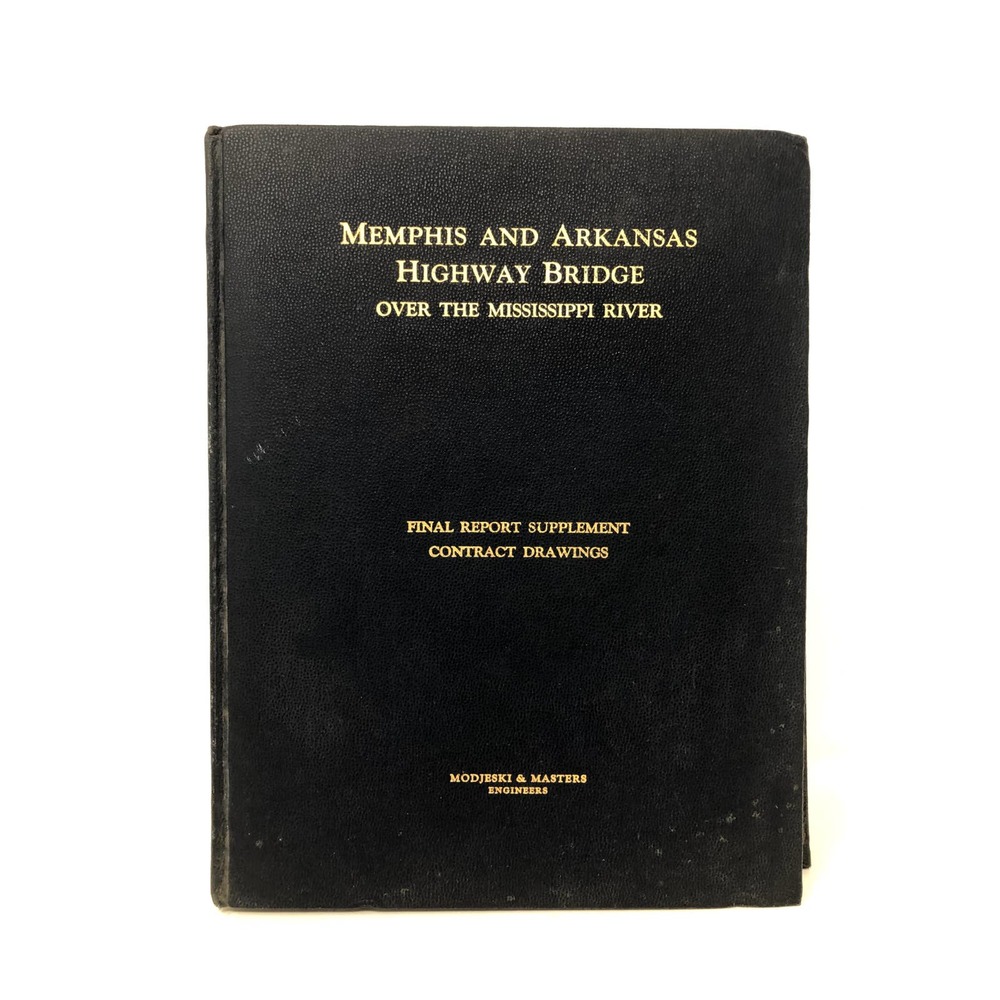 Memphis Arkansas Highway Bridge Over The Mississippi River Contact Drawing Maps